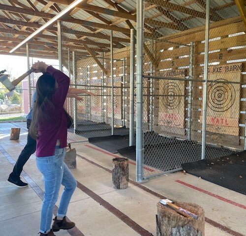 Axe Throwing at The Big Axe Barn